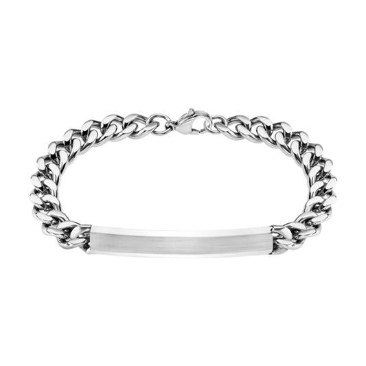 LOTUS JEWELS JEWELRY Mod. LS1936-2/1 silver bracelet with a classic chain design.