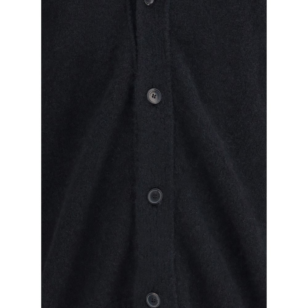 Laneus Black Cashmere Cardigan