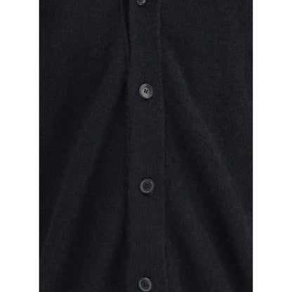Laneus Black Cashmere Cardigan