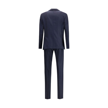 Lardini Blue Wool Two-Piece Suit