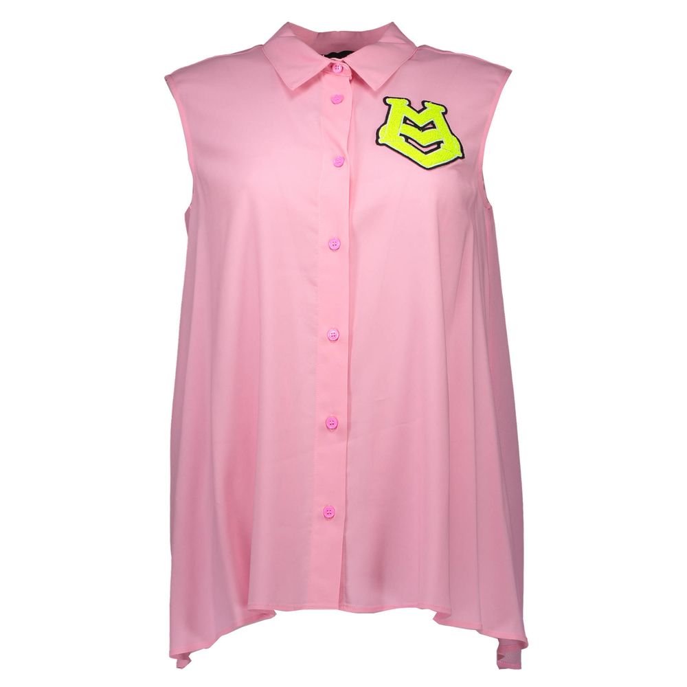 Love Moschino Pink Viscose Shirt