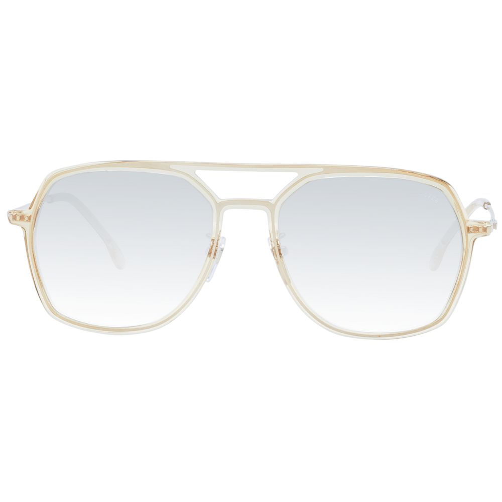 Lozza Beige Acetate & Plastic Sunglasses