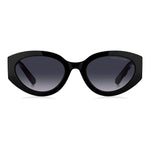 Black acetate sunglasses for ladies by MARC JACOBS MOD. MARC 694_G_S with gradient lenses.