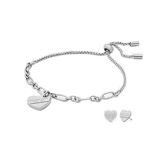 MICHAEL KORS FASHION JEWELS Mod. MKJ8372SET Special Pack Bracelet + Earrings DESIGNER FASHION JEWELLERY
