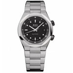 MIDO MOD. M047-507-11-051-00 luxury watch with stainless steel bracelet and black dial.