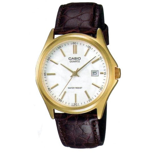 CASIO COLLECTION Mod. DATE LEATHER - WHITE