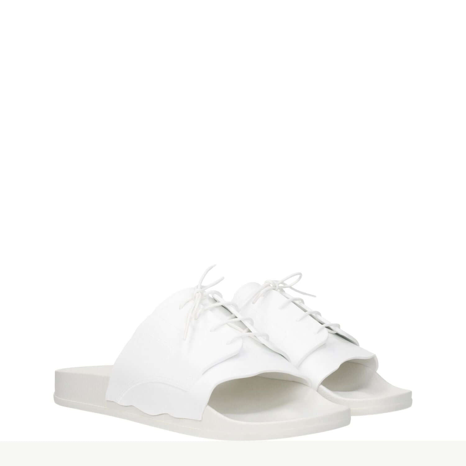 Maison Margiela White Cotton Slippers