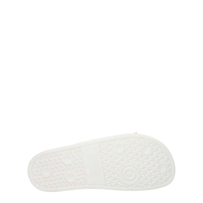 Maison Margiela White Cotton Slippers with rubber sole, open toe, low flat heel, style street; MPN S57WX0080P5411H0518.