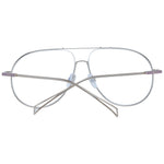 Maje Gold Women Optical Frames in gold alloy, full-rim aviator style, shown with demo plastic lenses. Includes branded case.
