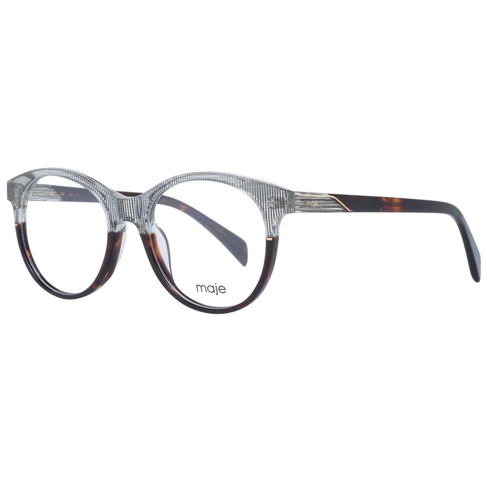 Maje Multicolor Women Glasses Frame, multicolor full-rim plastic round style with branded case, size 51-18-140.