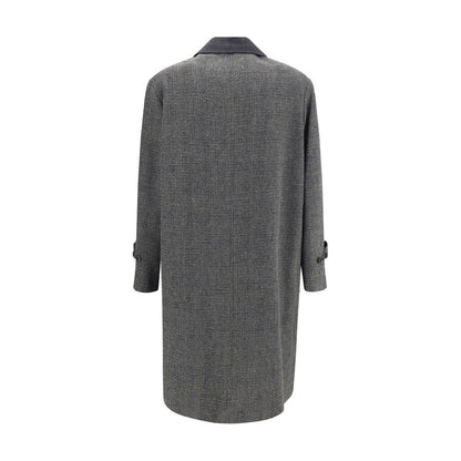 Margiela Gray Fleece Wool Coat
