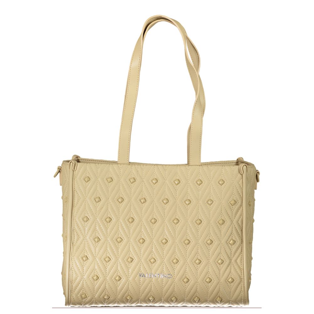 Mario Valentino Beige Polyurethane Women's Handbag