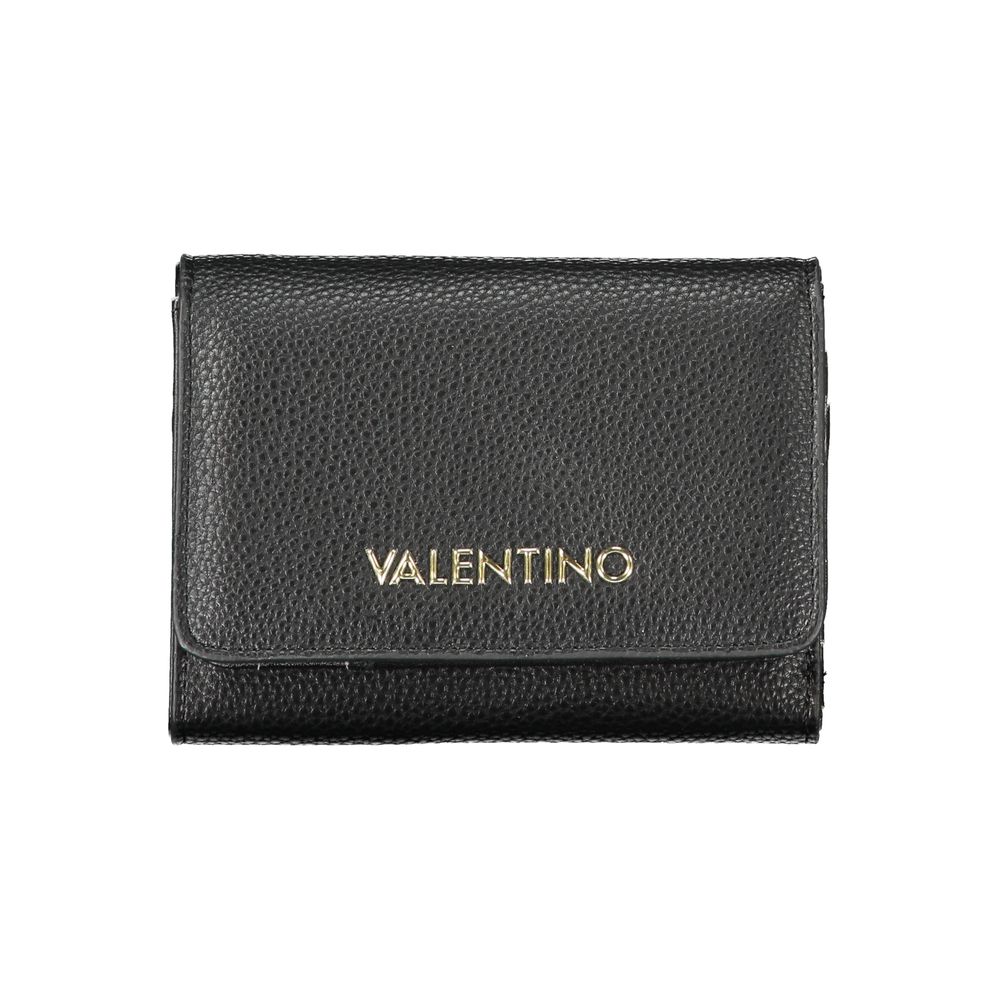 Mario Valentino Black Polyurethane Women Wallet