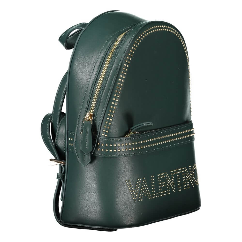 Front view with bag zipped and handles upright.