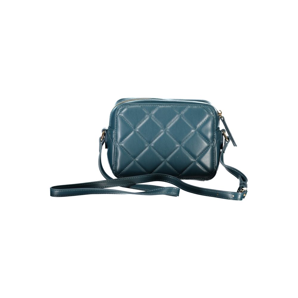Mario Valentino Green Polyethylene Women Handbag with quilted design and adjustable strap for elegance and functionality.