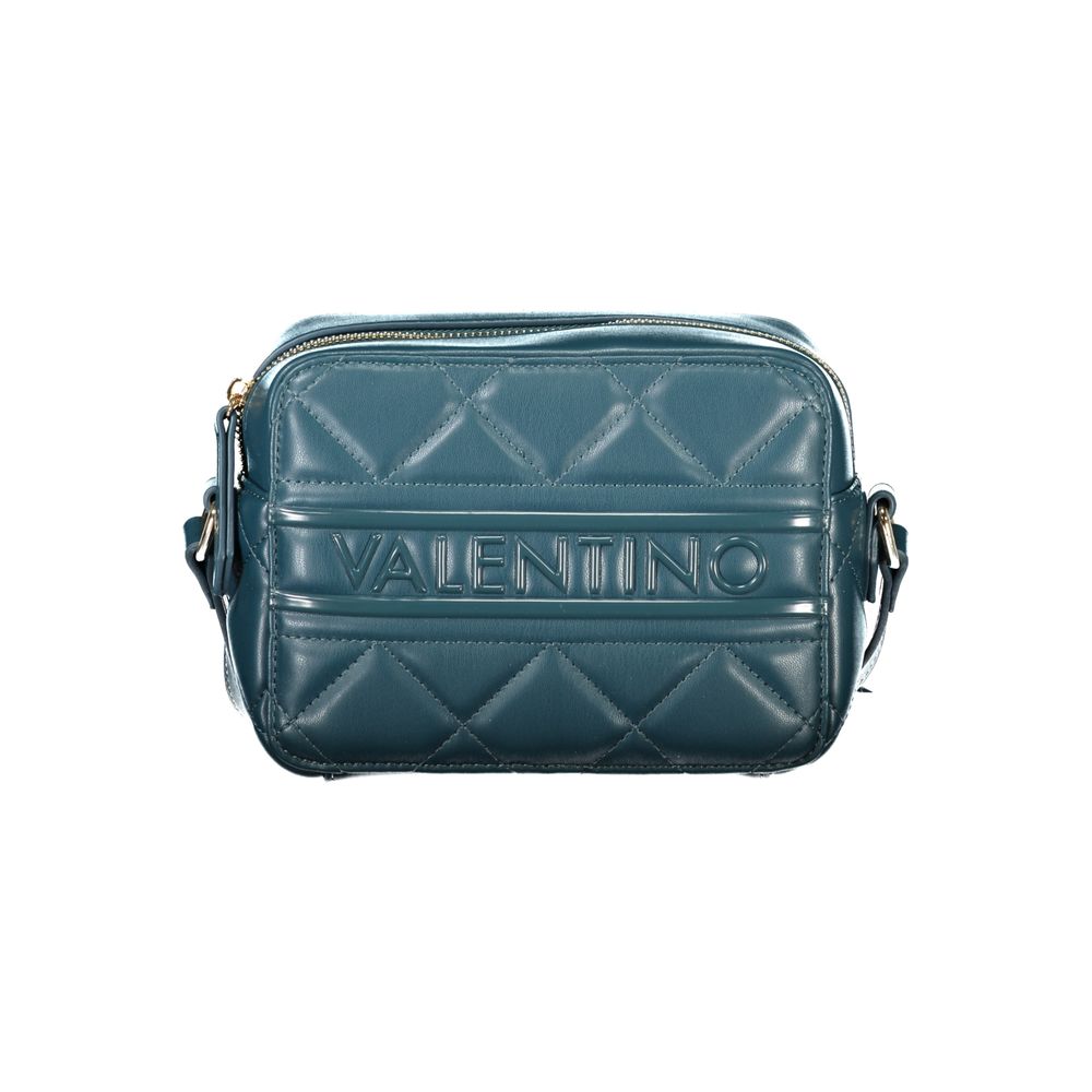Front view with bag zipped and handles upright.