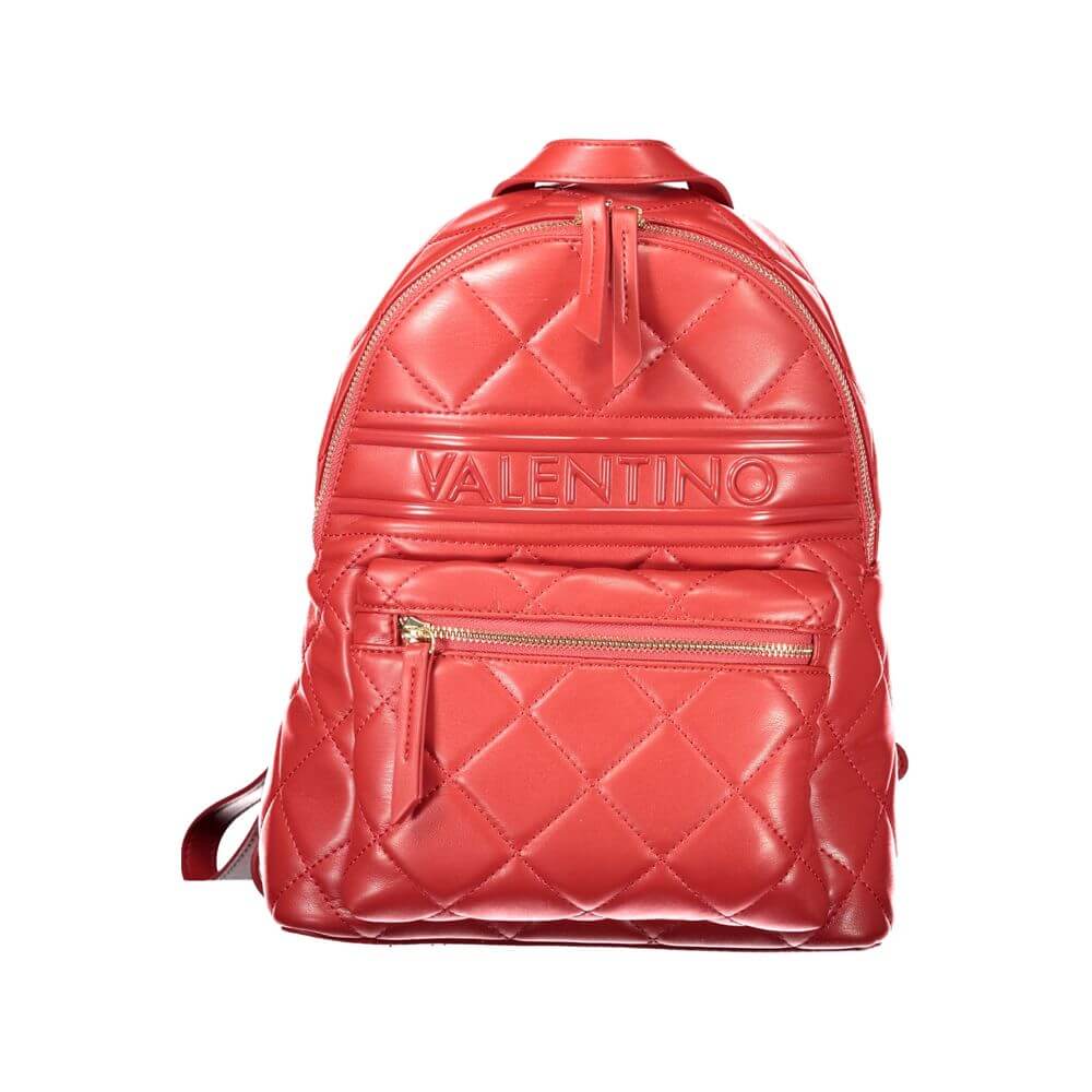 Front view with bag zipped and handles upright.