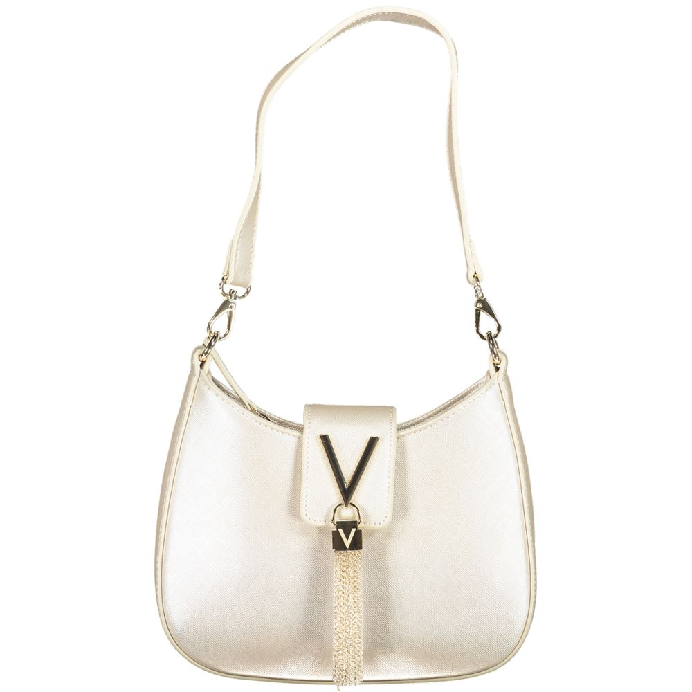 Front view with bag zipped and handles upright.