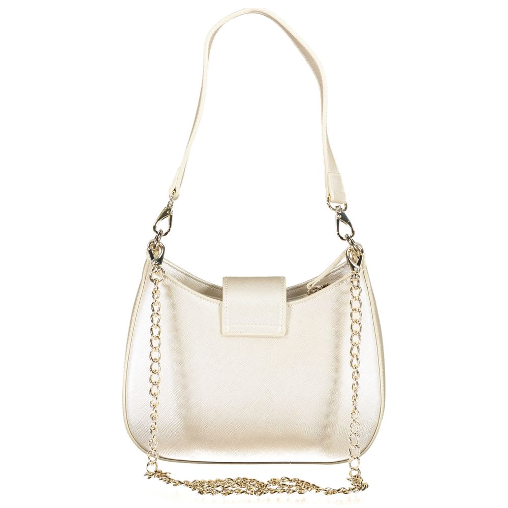 Front view with bag zipped and handles upright.