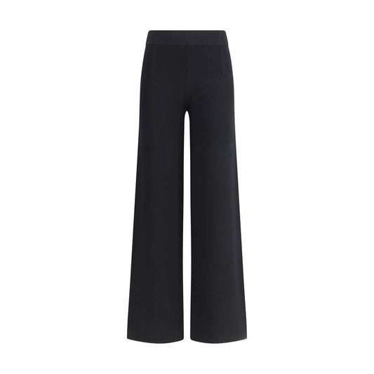 Max Mara Black Viscose Casual Pants