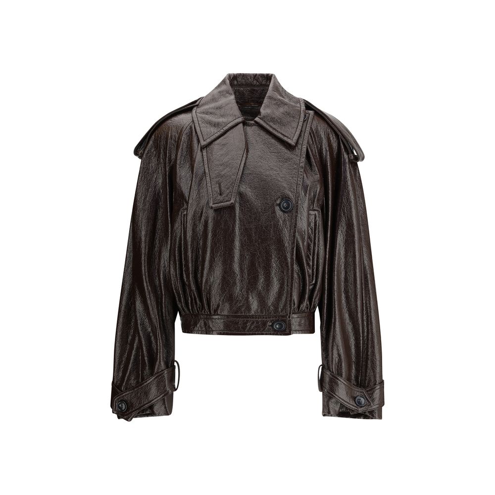 Max Mara Brown Cotton Coat