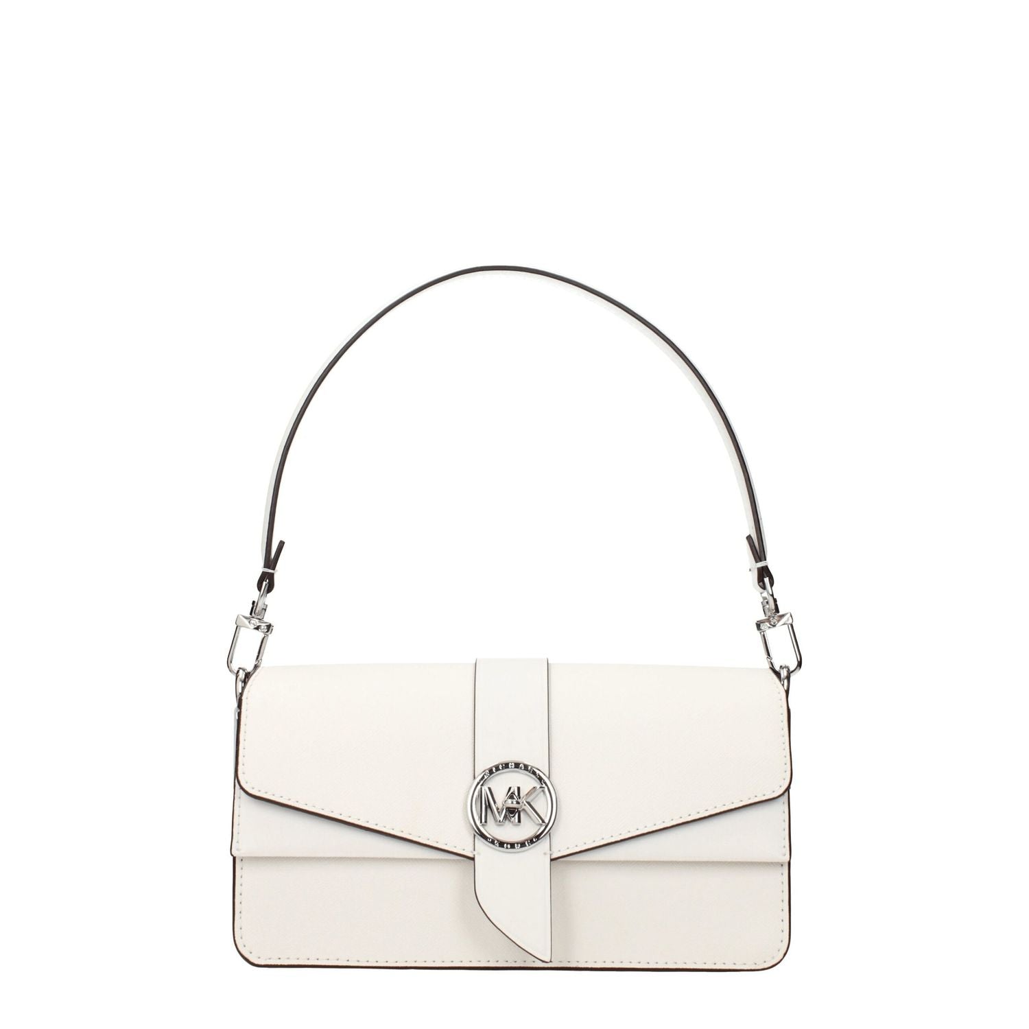 Michael Kors White Leather Handbag