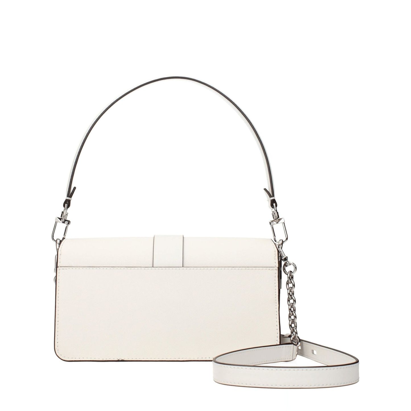 Michael Kors White Leather Handbag