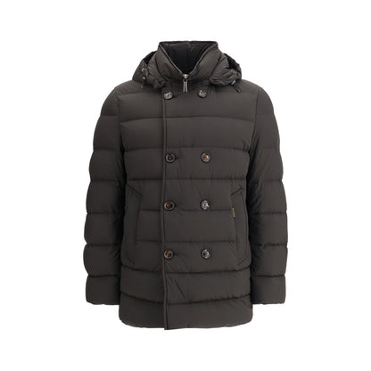 MooRER Black Polyamide Coat