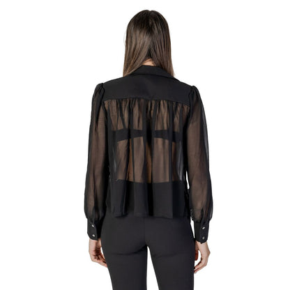 Morgan De Toi Black Polyester Blouse