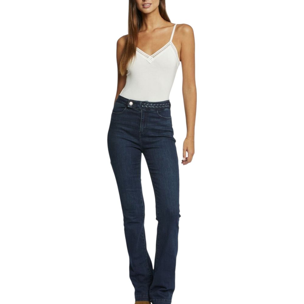 Morgan De Toi Cream Viscose Tank Tops