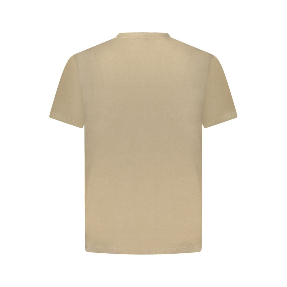 Napapijri Brown Cotton Men T-Shirt