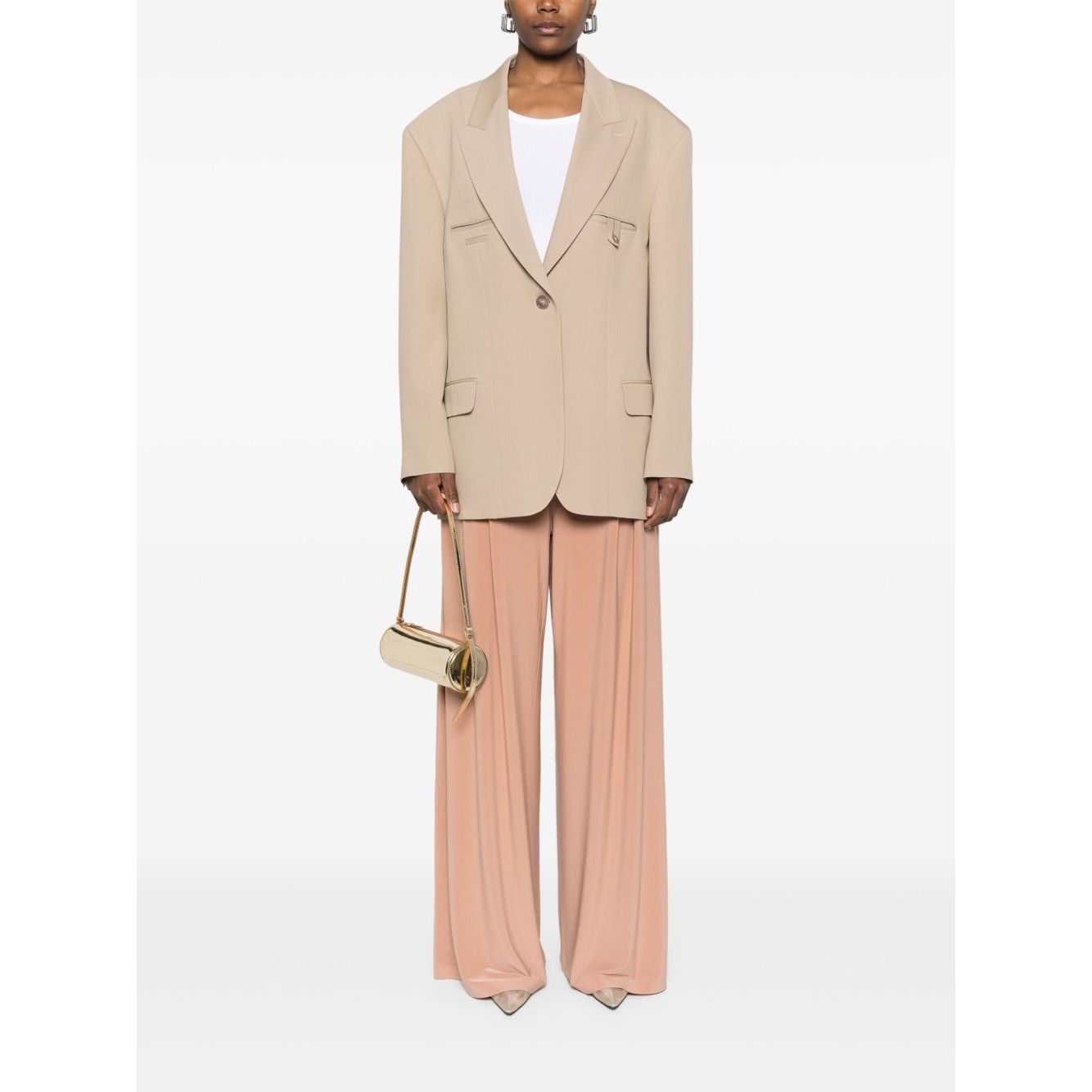 Norma Kamali Trousers Beige