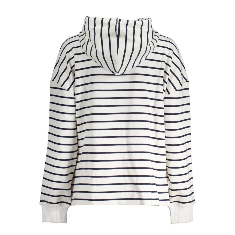 North Sails White Cotton Women's Hooded Sweater