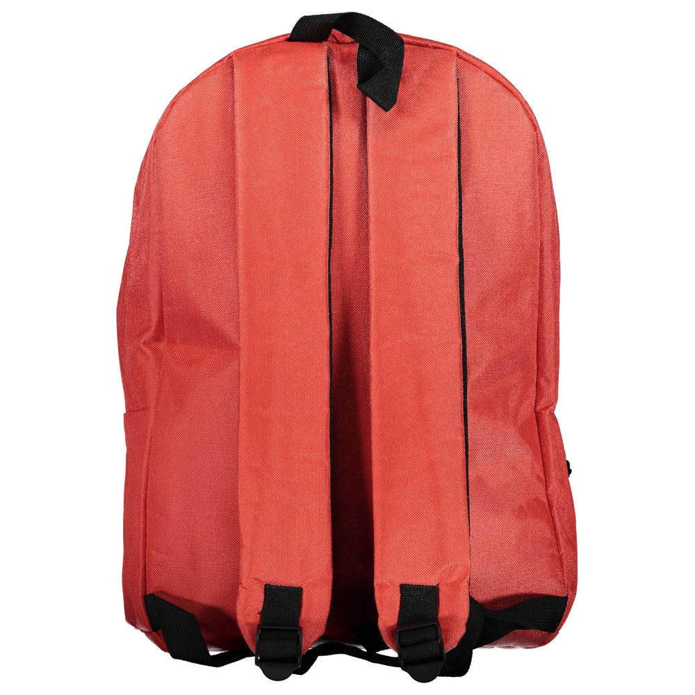 Red Norway 1963 Red Polyester Men Backpack with adjustable straps and sleek design.