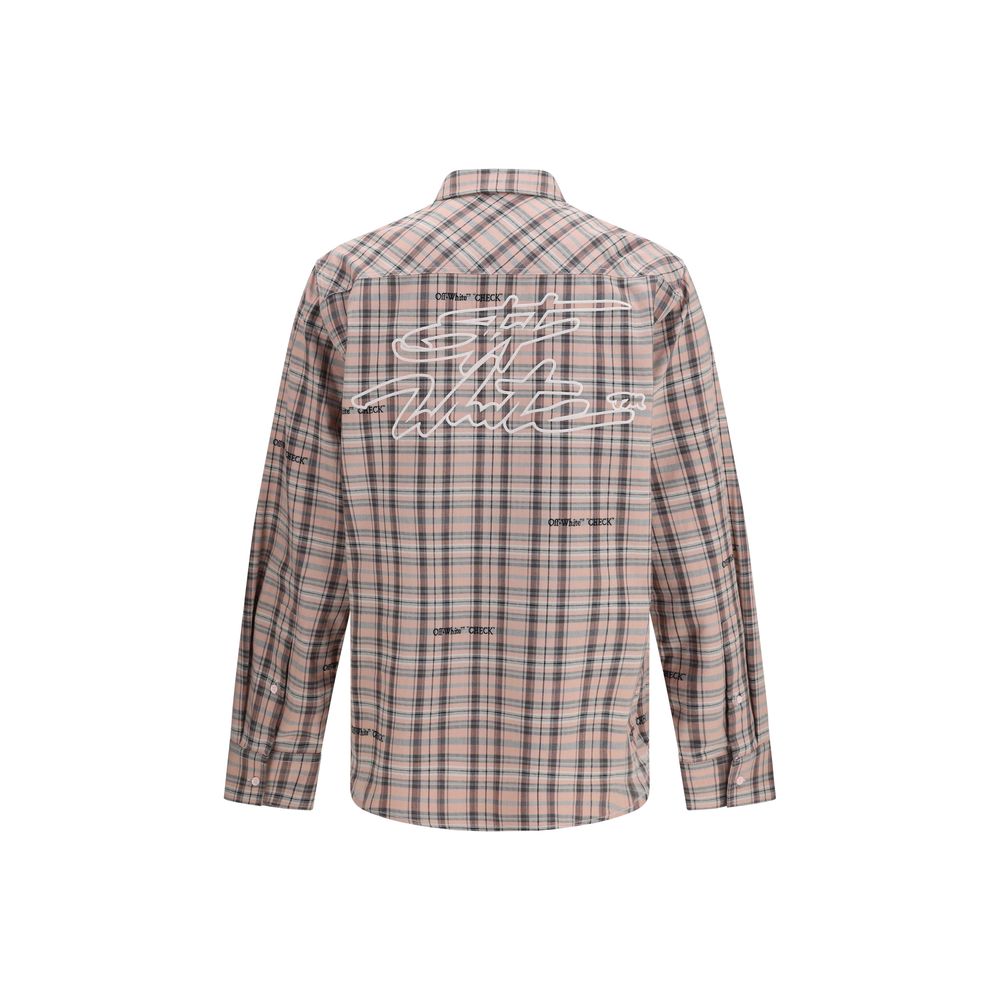 Off-White Multicolor Cotton Pattern Shirt
