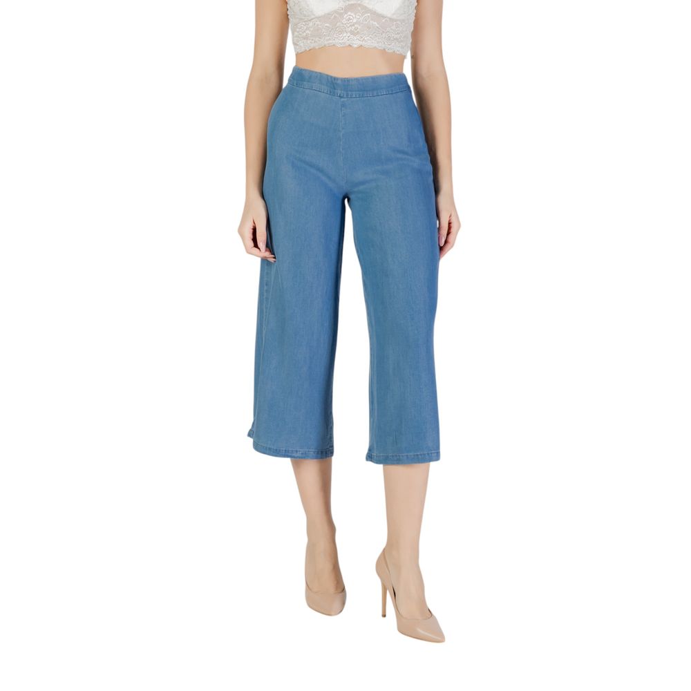Only Blue Lyocell Cropped Pants 1728,71956299936,Blue,Clothing,Cropped Pants - Pants - Clothing,IT42|M,IT44|L,New with tags,Only,Pants - Clothing,Women