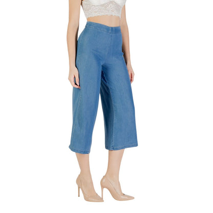 Only Blue Lyocell Cropped Pants 1728,71956299936,Blue,Clothing,Cropped Pants - Pants - Clothing,IT42|M,IT44|L,New with tags,Only,Pants - Clothing,Women