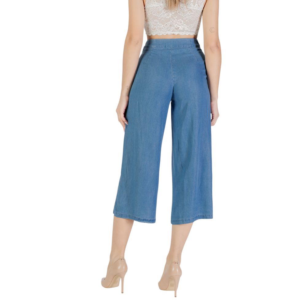 Only Blue Lyocell Cropped Pants 1728,71956299936,Blue,Clothing,Cropped Pants - Pants - Clothing,IT42|M,IT44|L,New with tags,Only,Pants - Clothing,Women