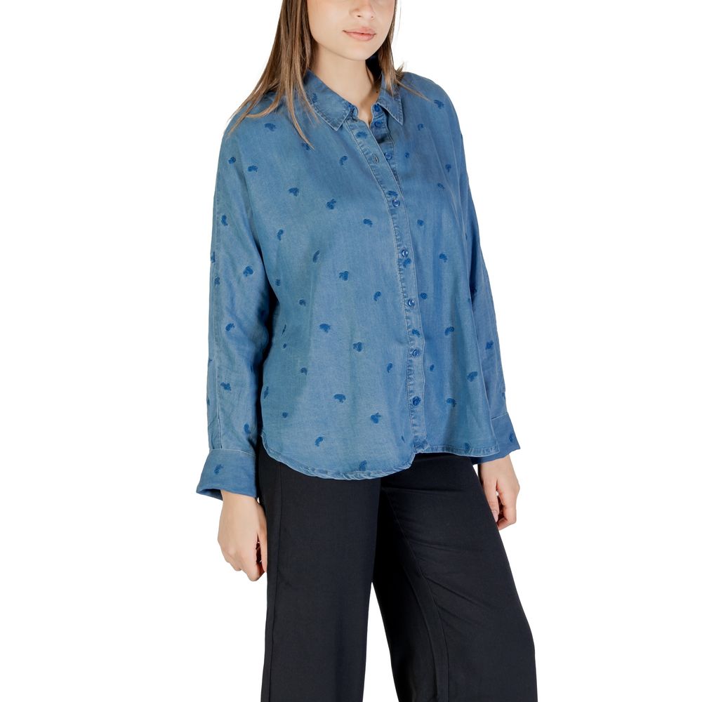 Only Blue Tencel Blouse Only