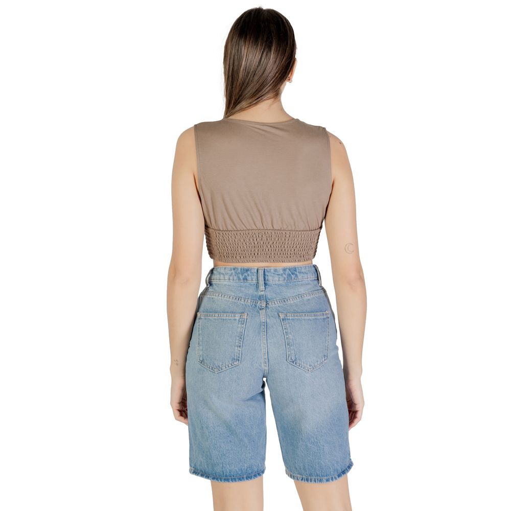 Only Brown Viscose Top Only