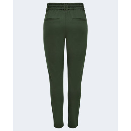 Only Green Viscose Casual Pants