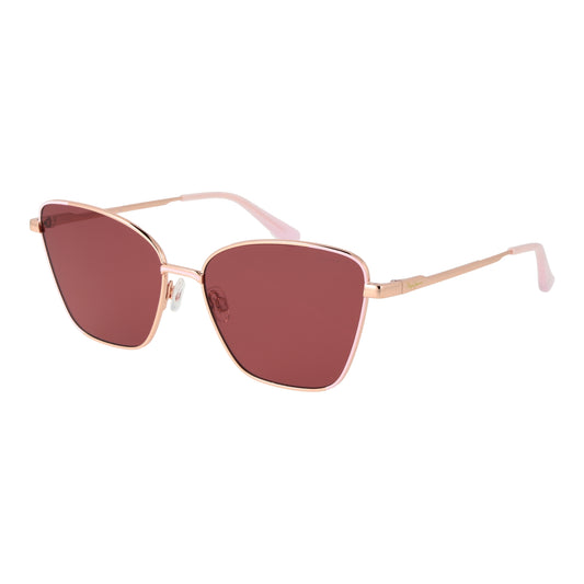 Stylish lady's sunglasses PEPE JEANS MOD. PJ5189 58C4 with rose gold frame and pink lenses for a fashionable look.
