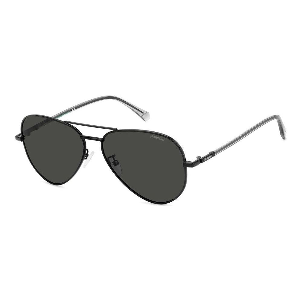 POLAROID MOD. PLD 4186_G_S_X metal sunglasses for gentlemen with black lenses
