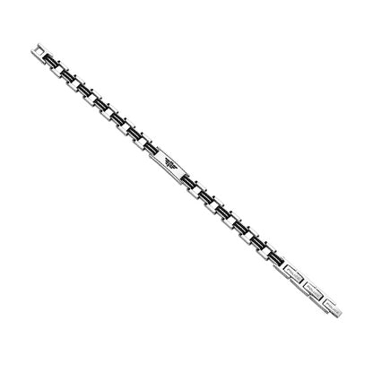 POLICE JEWELS JEWELRY Mod. PEAGB0008701 silver bracelet, elegant design.