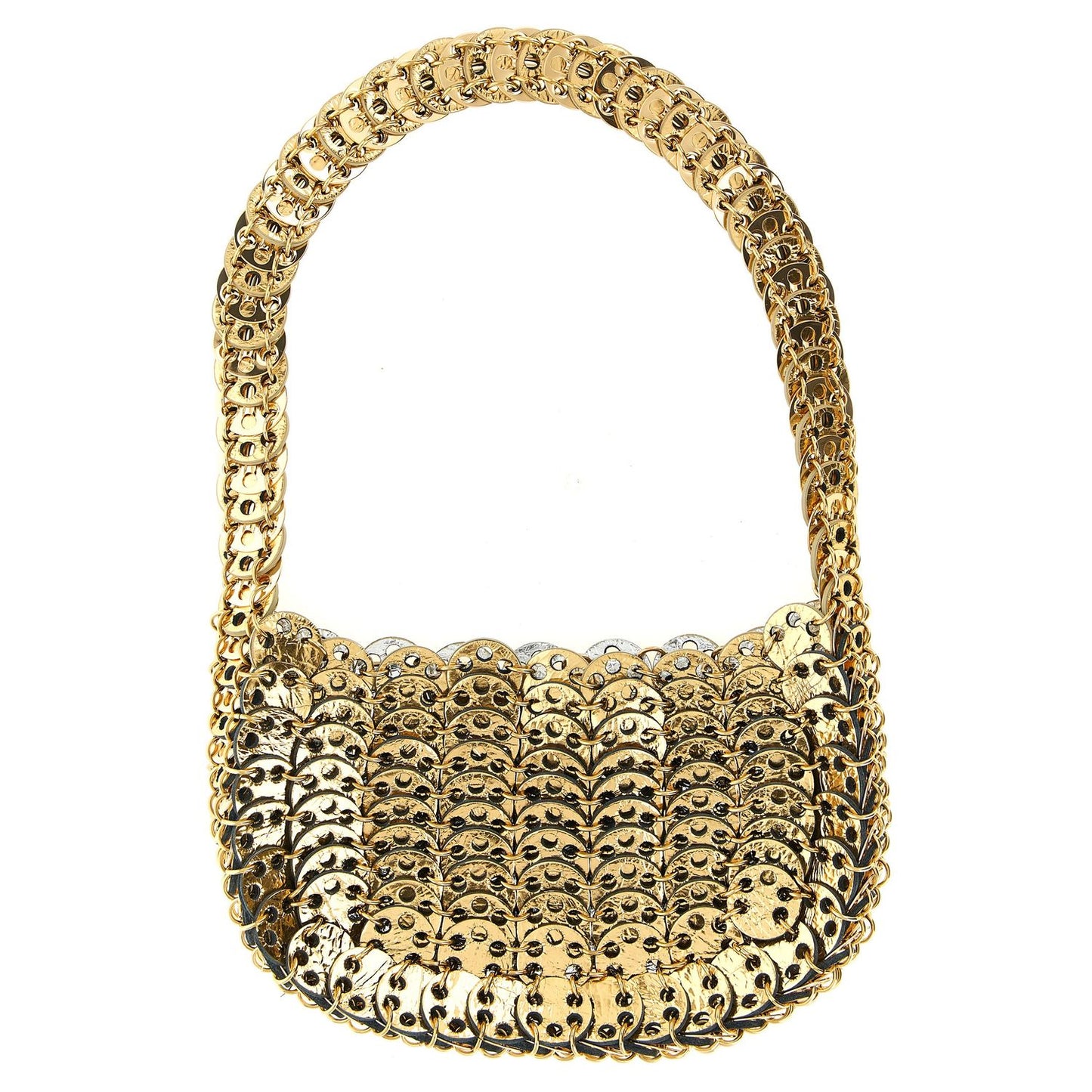 Paco Rabanne Multicolor Calfskin Shoulder Bag