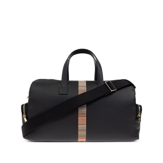 Paul Smith Leather 'Signature Stripe' Trim Holdall