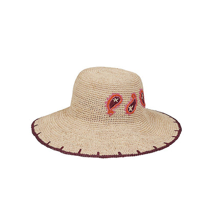 Paul Smith Paisley straw hat