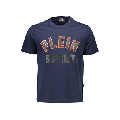Plein Sport Blue Cotton T-Shirt