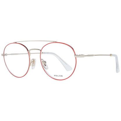 Police Red Metal & Plastic Glasses (Frames)