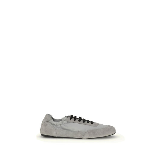 Prada Gray Rubber Athletic Sneakers